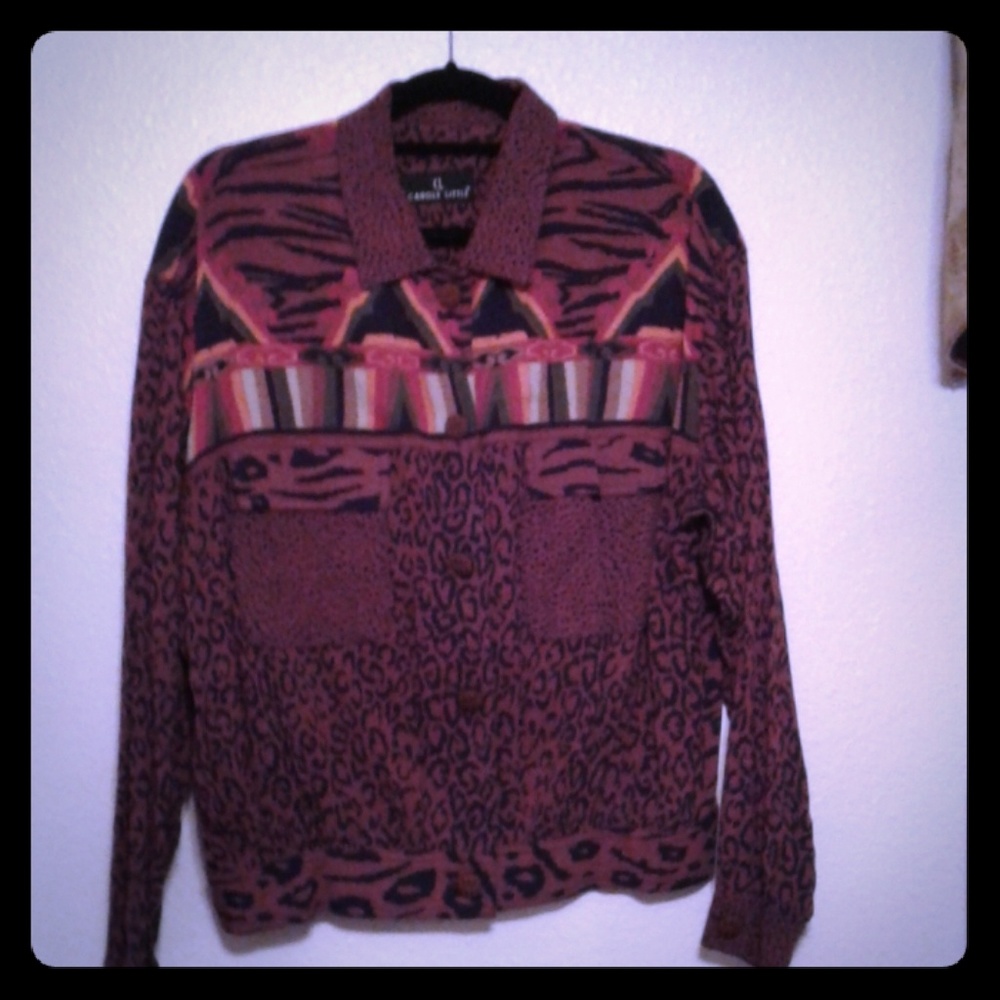 Vintage Carol LIttle top/light jacket